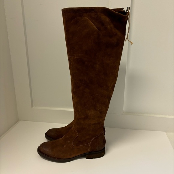BORN Borman Over The Knee Boot Size 6 Suede - Picture 4 of 11
